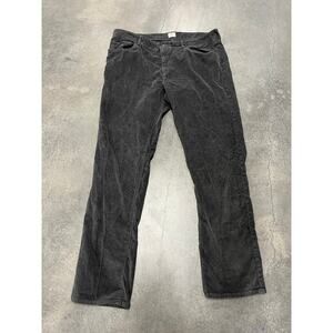 Faherty Mens Size 38 Stretch Corduroy 5-Pocket Pant Gray